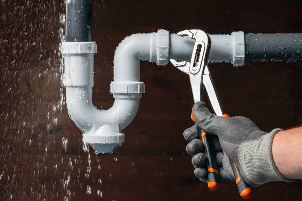 Professional Drain Cleaning technician working in Red Rock, OK
